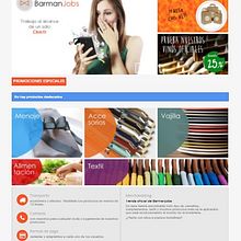 Tienda Online para la app BarmanJobs. Design, and Web Design project by Edith Llop Roselló - 09.01.2017