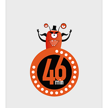Diseño de Aplicación "46min" y publicidad on line. Fine Arts, Design, and UX / UI project by Esther Martínez Recuero - 10.17.2017