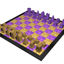 Ajedrez en 3D. 3D, and Design project by Edith Llop Roselló - 05.25.2017