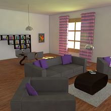 Habitación realista en 3D. 3D, and Design project by Edith Llop Roselló - 08.20.2017