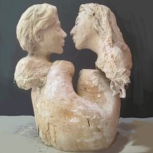 Amores de trinchera.. Un projet de Beaux Arts, Sculpture et Illustration traditionnelle de Alberto Martinez Romero - 10.06.2013