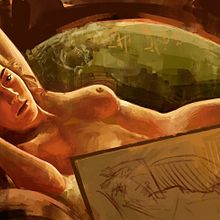 Pintura digital a #KateWinstel . Un progetto di Belle arti e Pittura di Freddy F. Calderon - 17.06.2017