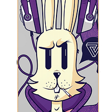 Rabbit Skateboards. Traditional illustration, and Vector Illustration project by Edison Palomo - 10.18.2016