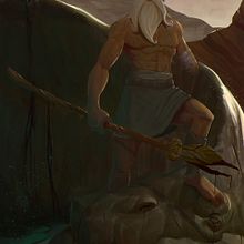 Old Hunter. Comic, Character Design, Traditional illustration, and Painting project by Juan David Muñoz Rico - 10.18.2017