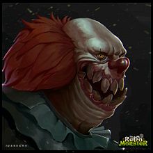 Pennywise-Fanart. Comic, Character Design, Traditional illustration, and Painting project by Juan David Muñoz Rico - 10.18.2017