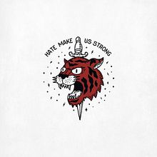 Diseño de logo con la cabeza de tigre al estilo Oldschool. Design, Graphic Design, Traditional illustration, and Vector Illustration project by Javi Rodríguez - 10.19.2017