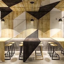 MOSAIK Pan/Café Ein Projekt aus dem Bereich 3D, Architektur, Innenarchitektur, Design, Beleuchtungsdesign, Innendesign, Möbeldesign und - bau, Infografik und Bildbearbeitung von Pablo Marcos Vila - 20.04.2015