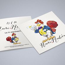 El pollo va de boda | rosasunba. Un proyecto de Diseño de Rosa Suñé Barniol - 20.10.2017