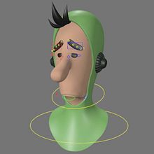 Mi Proyecto del curso: Rigging: articulación facial de un personaje 3D. 3D, and Animation project by danimador3d - 10.21.2017