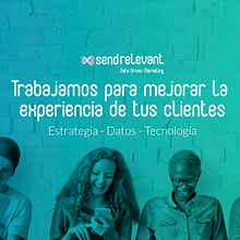 Copywriting web Sendrelevant. Un proyecto de Cop, writing y Marketing de Elena Peinador - 19.02.2017