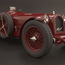 Alpha Romeo 8C Monza 1931. Projekt z dziedziny 3D użytkownika Enrique Matías Gómez - 22.10.2017