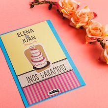 Tarjeta agradecimiento para bodas en colaboración con la ONGD "Zerca y lejos" . Un proyecto de Bellas Artes, Diseño e Ilustración tradicional de Lara Cuerdo Cabrera - 22.10.2017
