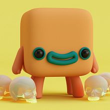 Mascota (proyecto del curso de Zigor). 3D, Animation, and Character Animation project by José Luis Garcia Rivera - 09.10.2017