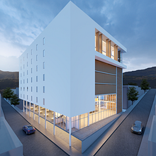 Edificio Judicial. Arquitetura, Design, Paisagismo, e Pós-produção fotográfica projeto de Cesar Arroyo Noboa - 20.07.2015