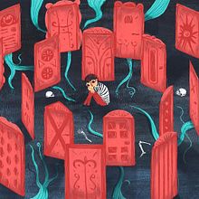 Puertas / Cuento Juvenil. Projekt z dziedziny  Manager art, st, czn, Grafika ed, torska, Trad, c i jna ilustracja użytkownika Pablo Choca - 24.10.2017
