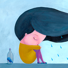 Where is my voice? . Ilustrație tradițională de Ávelin Ilustradora - 10.24.2017