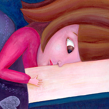 Hay un monstruo Ein Projekt aus dem Bereich Traditionelle Illustration von Ávelin Ilustradora - 24.10.2017