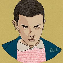 Stranger Things. Un proyecto de Diseño, Diseño editorial, Diseño gráfico, Ilustración tradicional e Ilustración vectorial de Carolina Veciana - 24.10.2017