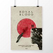 Royal Blood Barcelona 30/10/17 Ein Projekt aus dem Bereich Grafikdesign von Noir Design - 25.10.2017