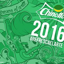 refresca el arte 2016 CHINOTTO. Een project van Vectorillustratie van Cesar Veroes - 26.10.2016
