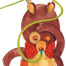 El osito de peluche y los animales. Un projet de Illustration traditionnelle de Daniel Montero Galán - 26.10.2017