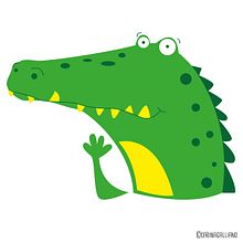 Ilustración cocodrilo  . Ilustrasi Vektor proyek oleh Carina Galliano - 10.26.2017