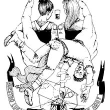 Ilustracion para "D'maniakos Club". Un proyecto de Diseño, Diseño gráfico e Ilustración tradicional de marcelopatyn - 26.10.2017
