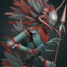 Mi Proyecto del curso: Modelado de personajes en Maya. 3D project by Paula Contreras - 10.26.2017