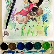 La Princesa Mora. Un proyecto de Ilustración tradicional de Miguel Ángel Cuesta Geijo - 26.10.2017