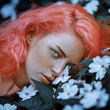 Sara Pink. Photograph, and Photo Retouching project by Rafael Sánchez - 10.27.2017