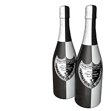 Proyecto de Botella de Champagne Dom Perignon en 3D Ein Projekt aus dem Bereich 3D und Grafikdesign von Eva Mateos González - 27.10.2017