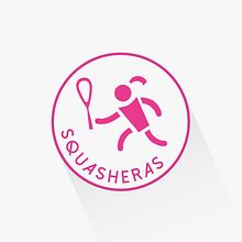 Diseño de logo para la iniciativa Squasheras de Federación Asturiana Squash . Design, Graphic Design, Traditional illustration, and Vector Illustration project by Javi Rodríguez - 10.27.2017