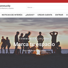 Plataforma Web Community Locuoo. Un progetto di Web design di Maylin Sanabria - 28.10.2017