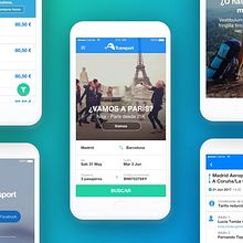 Transport APP propuesta. Un proyecto de Diseño y UX / UI de Gerardo Daglio López - 28.10.2017