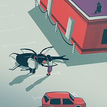 Samsa. Traditional illustration project by Antoni Sendra - 10.29.2017
