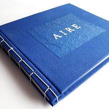 Mi Proyecto del curso: Técnicas de Encuadernación DIY - Libro "Aire" encuadernado con cosido japonés. Arts, Crafts, Editorial Design, and Paper Craft project by Ale Fisichella - 10.29.2017