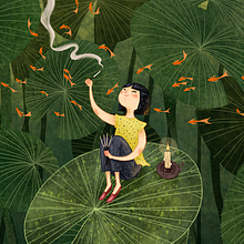 Kids & Nature. Character Design, and Traditional illustration project by Marina Pérez Luque - 10.29.2017