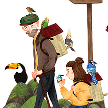 The Bird Breeders. Un progetto di Belle arti, Character design e Illustrazione tradizionale di Marina Pérez Luque - 29.10.2017
