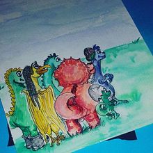 Ilustrando Cuento "Elegir para soñar" de Antonio de Benito. Een project van Traditionele illustratie van Rakel Cortes - 10.02.2016