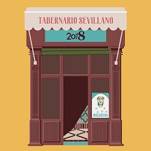 El Tabernario Ein Projekt aus dem Bereich Kunstleitung, Grafikdesign, Traditionelle Illustration und Vektorillustration von Miguel Ferrera García - 30.10.2017