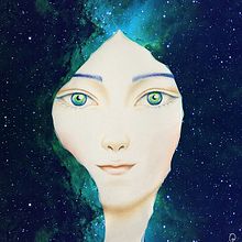 Chica de las estrellas . Un proyecto de Ilustración tradicional de Nadine - 11.01.2016