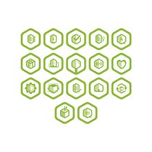 ENSTROGA (iconos para web).  project by Pati Gallego - 10.31.2017