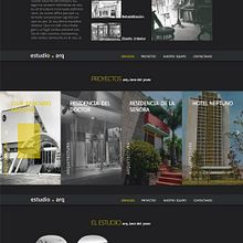 Diseño web para estudio de arquitectos Lanz del Pozo . Graphic Design, and Web Design project by Tahimi Leon Bravo - 11.15.2016