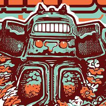 Posters serigrafiados edición limitada Jacknife Studio. Projekt z dziedziny Projektowanie graficzne, Trad, c, jna ilustracja i Sitodruk użytkownika Daniel Abella Payá - 01.11.2017