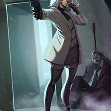 "I CHOOSED THIS LIFE" ATOMIC BLONDE CONTEST AND FANART. Comic, Character Design, Traditional illustration, and Painting project by Juan David Muñoz Rico - 11.01.2017