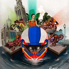 cartel. Street Art, Art Direction, Design, Character Design, Editorial Design, and Traditional illustration project by Isaac Flores Cordero - 11.01.2017