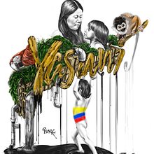 Cartel - Yasuni. Street Art, Art Direction, Design, Information Design, Character Design, Product Design, Editorial Design, Graphic Design, Education, and Traditional illustration project by Isaac Flores Cordero - 11.01.2017
