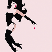 Miss Lilit, livin’sex. Een project van  Br, ing en identiteit, Traditionele illustratie y Vectorillustratie van Dynamai Branding - 03.10.2017