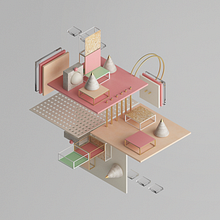 ISOMETRIC SHAPES Vol. I. Un proyecto de 3D, Dirección de arte e Ilustración tradicional de Javier Torres - 03.11.2017