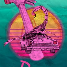 Cartel homenaje Drive. Traditional illustration, and Photo Retouching project by macpa_21 - 11.04.2017